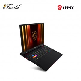 MSI Raider 18 HX AI A2XWIG-048MY (Intel Core Ultra 9-285HX | 18"UHD+ | 64GB RAM | 4TB SSD | Nvidia GeForce RTX5080 | Windows 11 Home)