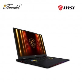 MSI Raider 18 HX AI A2XWIG-048MY (Intel Core Ultra 9-285HX | 18"UHD+ | 64GB RAM | 4TB SSD | Nvidia GeForce RTX5080 | Windows 11 Home)