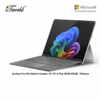 Microsoft Surface Pro - Copilot+ PC - 13" - Snapdragon??® X Plus -16GB Memory - 256GB SSD - (Latest Model, 11th Edition) - Platinum - ZHX-00013