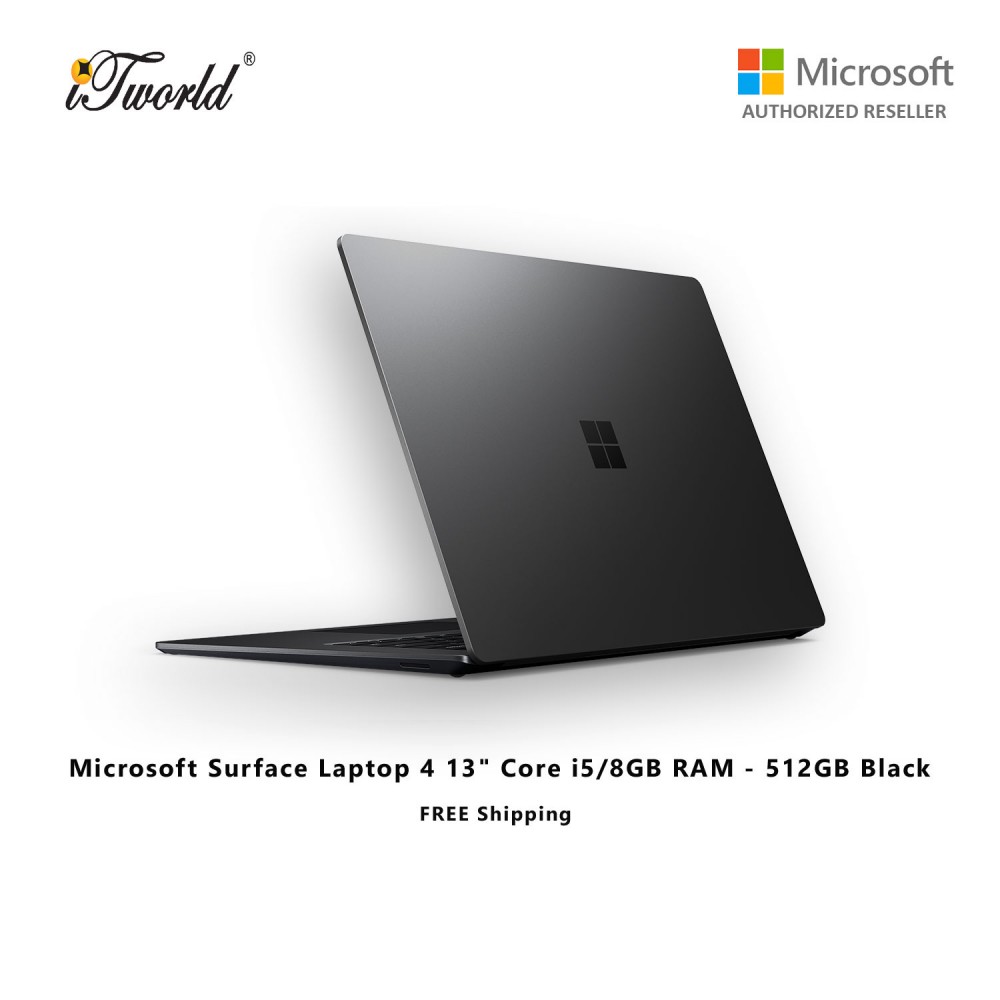 Microsoft Surface Laptop 4 13" Core i5/8GB RAM - 512GB Black - 5BT-00018