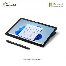 (Surface For Student 5% Off) Microsoft Surface Go 3 Pentium 6500Y/8GB RAM - 128GB Black - 8VA-00024 + Free 3 Months Pixlr Premium Access - Worth RM100