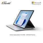 (Surface For Student 10% Off) Microsoft Surface Laptop Studio i7/16 RAM - 512GB SSD Platinum - A1Y-00017 + Free 3 Months Pixlr Premium Access - Worth RM100