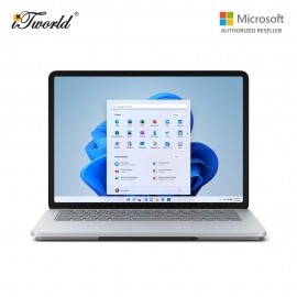 (Surface For Student 10% Off) Microsoft Surface Laptop Studio i7/16 RAM - 512GB SSD Platinum - A1Y-00017 + Free 3 Months Pixlr Premium Access - Worth RM100