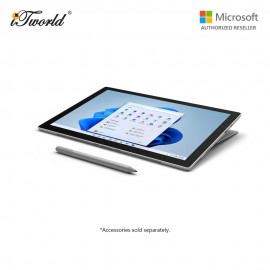Microsoft Surface Pro 7+ Core i3/8GB RAM - 128GB SSD Platinum - TFM-00010 + Type Cover Black + Shieldcare 1 Year Extended Warranty + 365 Personal 12 Month + Pen Blk + Bluetooth Mouse Blk (RJN)