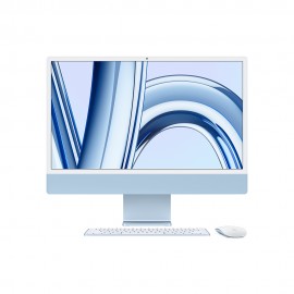 24-inch iMac with Retina 4.5K display: Apple M3 chip with 8‑core CPU and 8‑core GPU, 256GB SSD - Blue