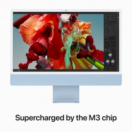 (Pre-order) 24-inch iMac with Retina 4.5K display: Apple M3 chip with 8‑core CPU and 8‑core GPU, 256GB SSD - Blue (ETA: from 8 Dec onwards)