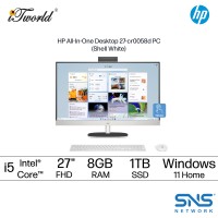 HP All-In-One Desktop 27-cr0058d PC (Intel??® Core™ i5-1334U | 27"FHD | 8GB RAM | 1TB SSD | Intel??® Iris??® Xe Graphics | Windows 11 Home | Microsoft Office Home & Student 2024 + Microsoft 365 Basic)