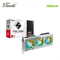 Asrock Radeon RX 9060 XT Steel Legend 16GB GDDR7 OC Edition Graphics Card (90-GA5JZZ-00UANF)