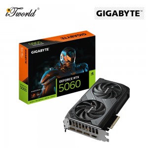 Gigabyte GeForce RTX 5060 Windforce OC 8G Graphics Card (9VN5060WO-00)