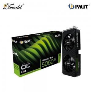 PALIT GeForce RTX 5060 Ti 8GB DUAL OC Gaming Graphics Card NE7506TT19P1-GB2062D