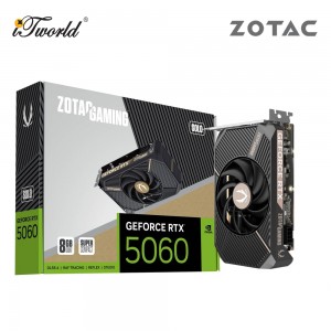 ZOTAC GAMING GeForce RTX 5060 SOLO 8GB GDDR7 Graphics Card - ZT-B50600G-10L