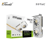 Zotac GeForce RTX 5060 TI Gaming 16GB Twin Edge OC Edition Graphics Card - White (ZT-B50620Q-10M)