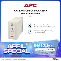 APC BACK-UPS CS 650VA 230V ASEAN BK650-AS - Beige