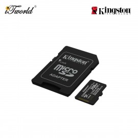 Kingston 256GB Canvas Select Plus UHS-I microSDXC Memory Card with SD Adapter SDCS3/256GB
