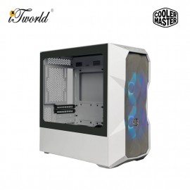 Cooler Master MasterBox TD300 Mesh Mini Tower Case – Mesh White