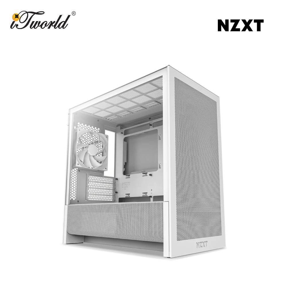 NZXT H3 Flow 2025 Casing - White (CC-H31FB-01)