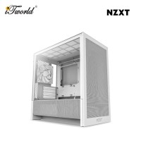 NZXT H3 Flow 2025 Casing - White (CC-H31FB-01)