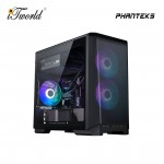 Phanteks P200A iTX Case, Tempered Glass, DRGB - Satin Black