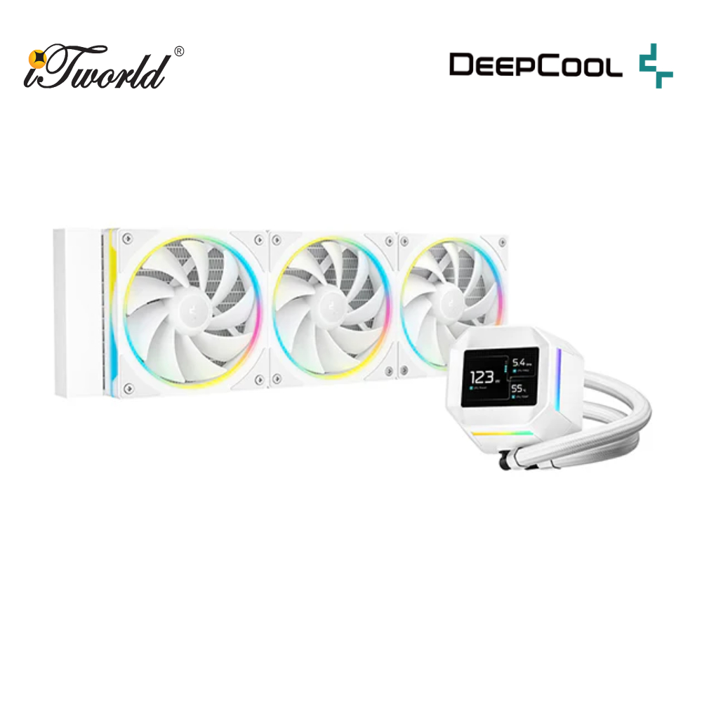 Deepcool LM360 ARGB AIO Water Cooling - White (R-LM360-WHDMMC-1)