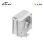 Ocypus Iota A40 WH 120MM Single Tower CPU Air Cooler with Digital Display -White (Iota-A40-WH1NNWD00X-GL)