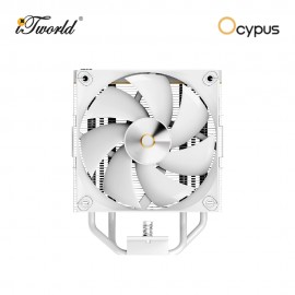 Ocypus Iota A40 WH 120MM Single Tower CPU Air Cooler with Digital Display -White (Iota-A40-WH1NNWD00X-GL)