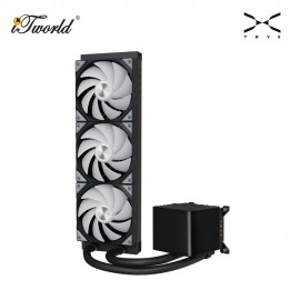 TRYX PANORAMA 360mm ARGB AIO Liquid Cooler - Black (L-P360A-AS3M-G1K)