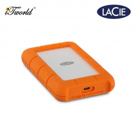 LaCie Rugged 5TB USB 3.1-C With Rescue Portable Hard Drive (STFR5000800)