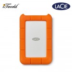 LaCie Rugged 2TB USB 3.1-C With Rescue Portable Hard Drive (STFR2000800)