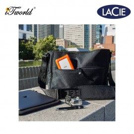 LaCie Rugged 2TB USB 3.1-C With Rescue Portable Hard Drive (STFR2000800)