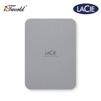 LaCie Mobile Drive V2 5TB USB-C With Rescue Portable Hard Drive (STLP5000400)