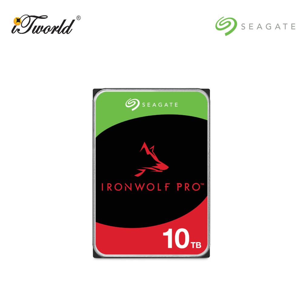 IronWolf Pro NAS 10TB 3.5" 7200RPM SATA Hard Drive (ST10000NT001)