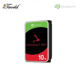 IronWolf Pro NAS 10TB 3.5" 7200RPM SATA Hard Drive (ST10000NT001)