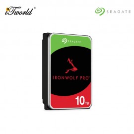 IronWolf Pro NAS 10TB 3.5" 7200RPM SATA Hard Drive (ST10000NT001)