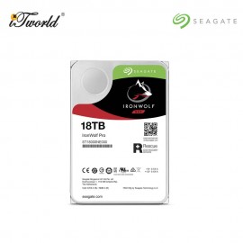 IronWolf Pro NAS 18TB 3.5" 7200RPM SATA Hard Drive (ST18000NT001)