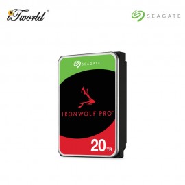 IronWolf Pro NAS 20TB 3.5" 7200RPM SATA Hard Drive (ST20000NT001)