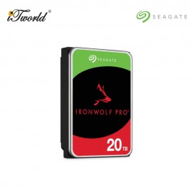IronWolf Pro NAS 20TB 3.5" 7200RPM SATA Hard Drive (ST20000NT001)