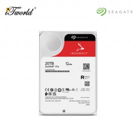 IronWolf Pro NAS 20TB 3.5" 7200RPM SATA Hard Drive (ST20000NT001)