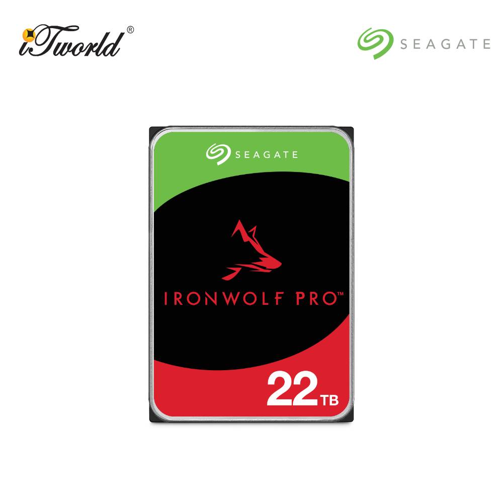 IronWolf Pro NAS 22TB 3.5" 7200RPM SATA Hard Drive (ST22000NT001)