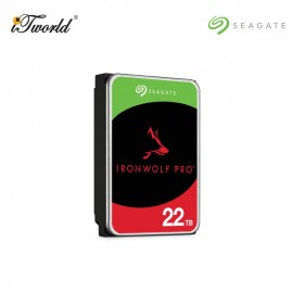 IronWolf Pro NAS 22TB 3.5" 7200RPM SATA Hard Drive (ST22000NT001)