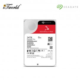 IronWolf Pro NAS 24TB 3.5" 7200RPM SATA Hard Drive (ST24000NT002)