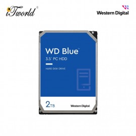 Western Digital Blue 2TB Desktop Hard Disk Drive - 5400 RPM SATA 6Gb/s 256MB Cache 3.5 Inch 