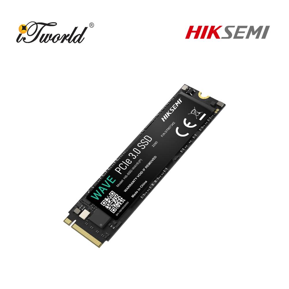 HIKSEMI WAVE P 512GB NVME GEN3 SSD HS-SSD-WAVEP-STD/512G/PCIE3/WW