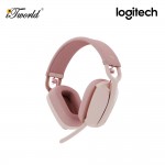 Logitech Zone Vibe 100 Bluetooth Wireless Headset (Pink) 981-001225