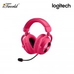 Logitech G Pro X 2 Lightspeed Wireless Gaming Headset - Magenta (981-001276)