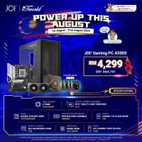 JOI GAMING PC A5005 (AMD Ryzen 5 7500F/8GB RAM/256GB SSD/RTX5060TI/DOS)