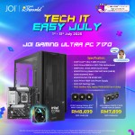 JOI GAMING PC 7170 (Intel Core Ultra 7-265K/16GB RAM/1TB SSD/RX9070XT/DOS)