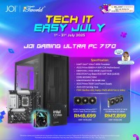 JOI GAMING PC 7170 (Intel Core Ultra 7-265K/16GB RAM/1TB SSD/RX9070XT/DOS)