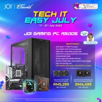 JOI GAMING PC A5005 (AMD Ryzen 5 7500F/16GB RAM/512GB SSD/RX9070XT/DOS)