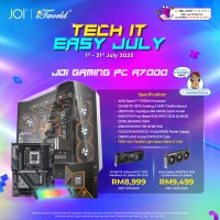 JOI GAMING PC A7000 (AMD Ryzen 7 9700X/32GB RAM/1TB SSD/RX9070XT/DOS)