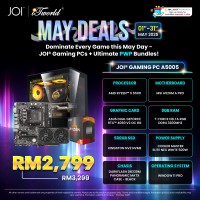 JOI Gaming PC A5005 (AMD Ryzen 5 5500-8GB RAM-500GB SSD-RTX4060-W11P)